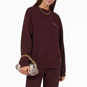 BNWT Helmut Lang Burgundy Logo Sweatshirt